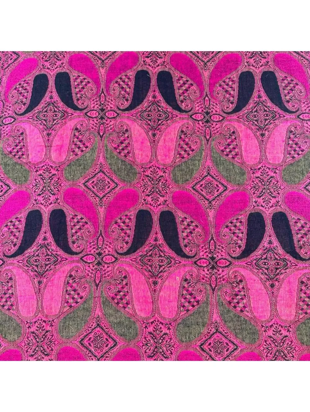 Pink & Green Pashmina Scarf